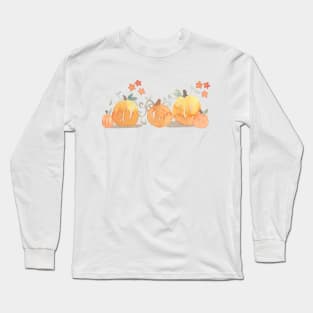 Happy Fall Pumpkin Family Long Sleeve T-Shirt